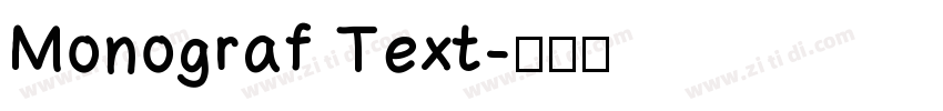 Monograf Text字体转换